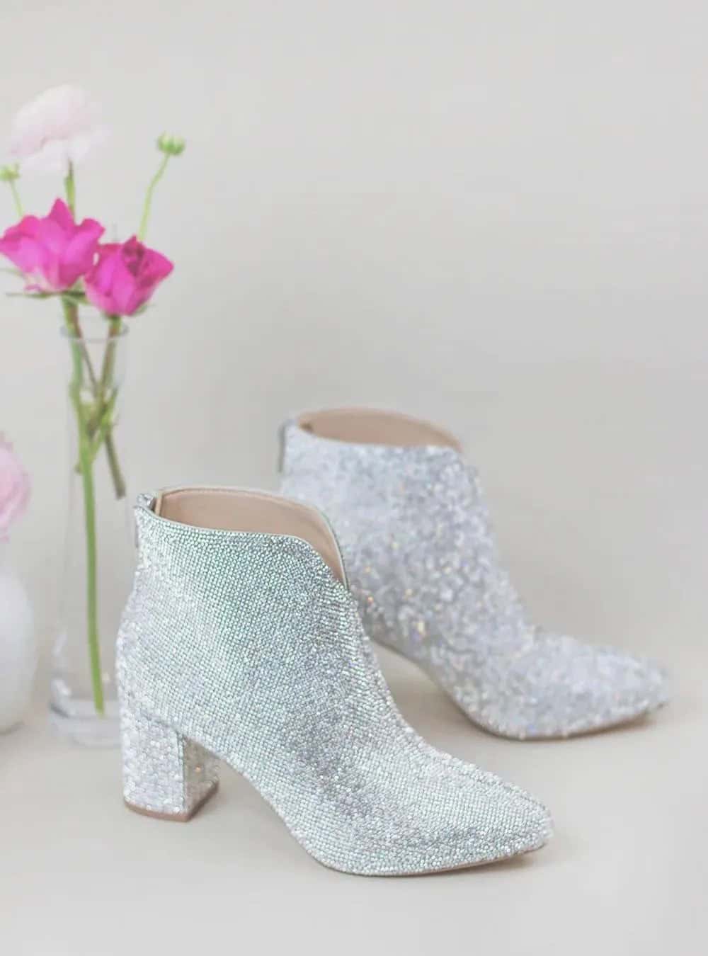 Cinderella Booties for a Bride