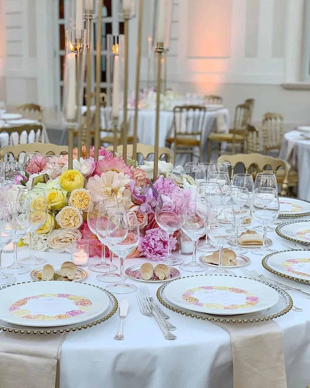 Romantic Wedding Reception Decor