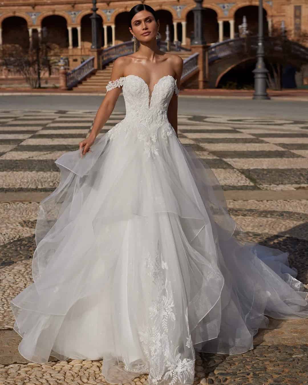 Off The Shoulder Bridal Gowns