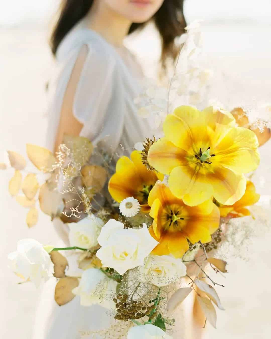 Mustard Wedding Bouquets