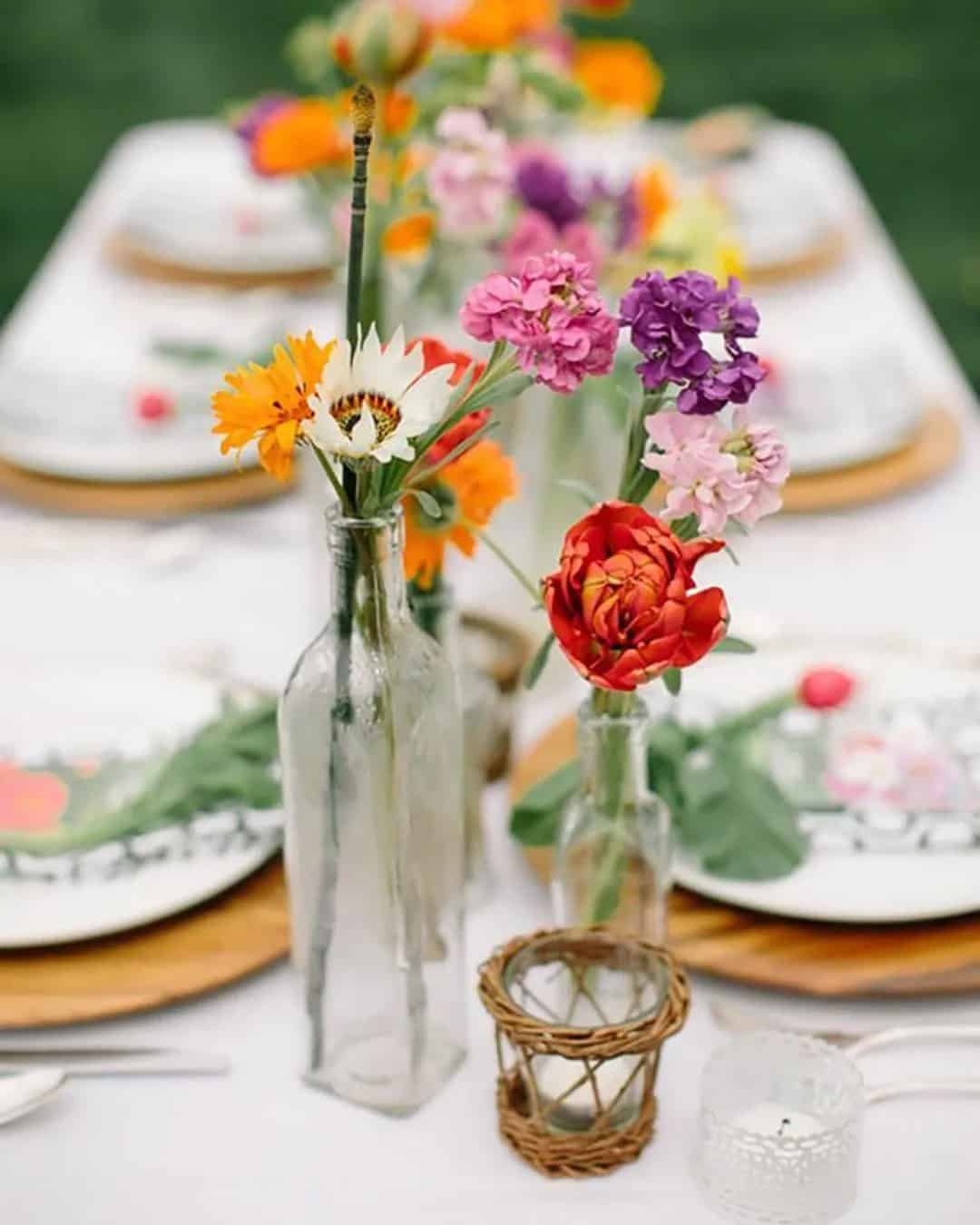 Rustic Wedding Table Decorations