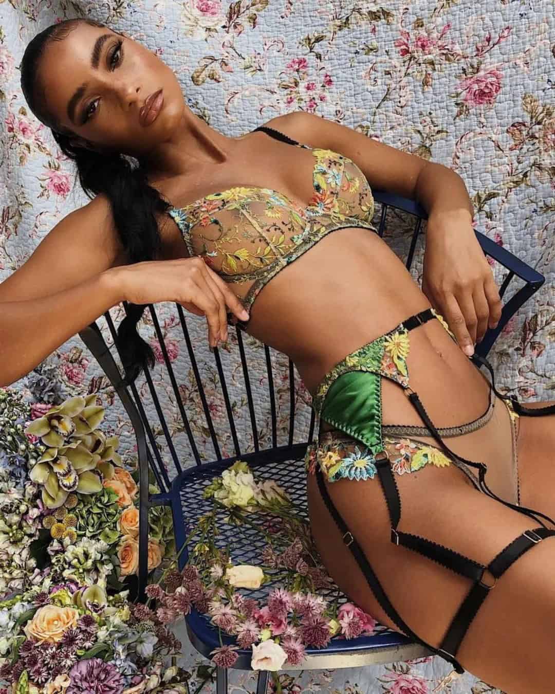 Floral Lingerie For Honeymoon