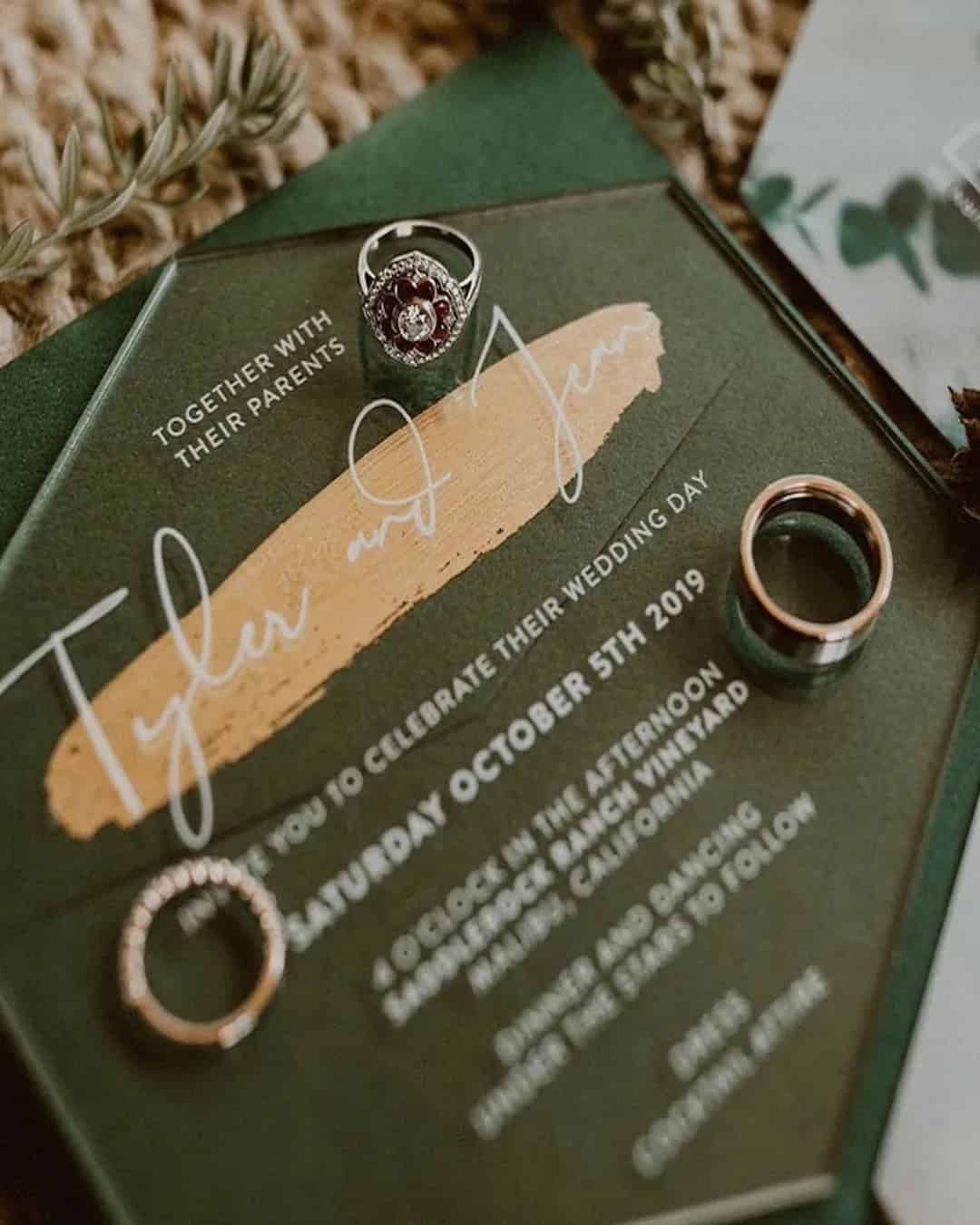 Terracotta and Sage Combination for Wedding Invitations