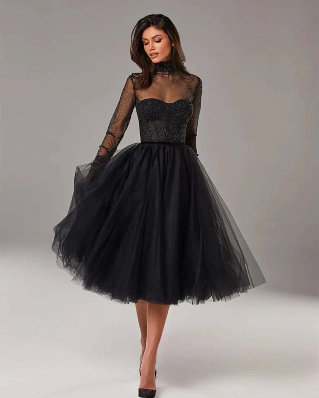 Black Cocktail Dress For Wedding