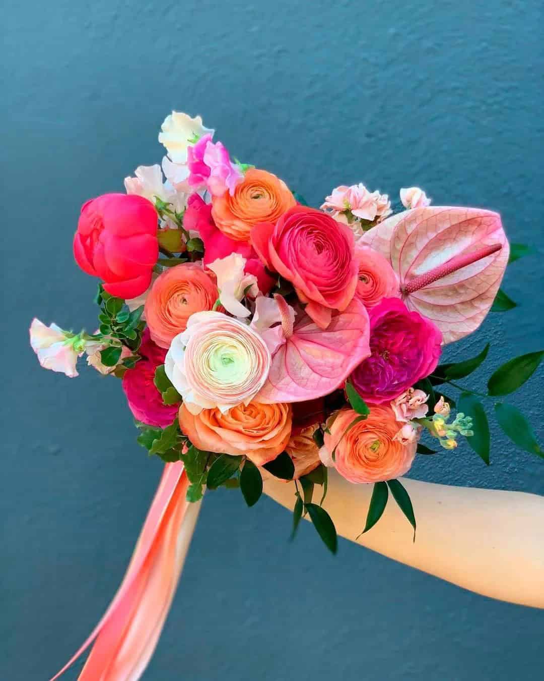 Bright and Colorful Summer Wedding Bouquets