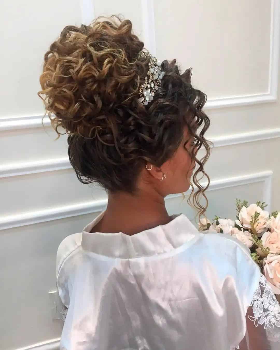 Classic Wedding Updos For Natural Hair