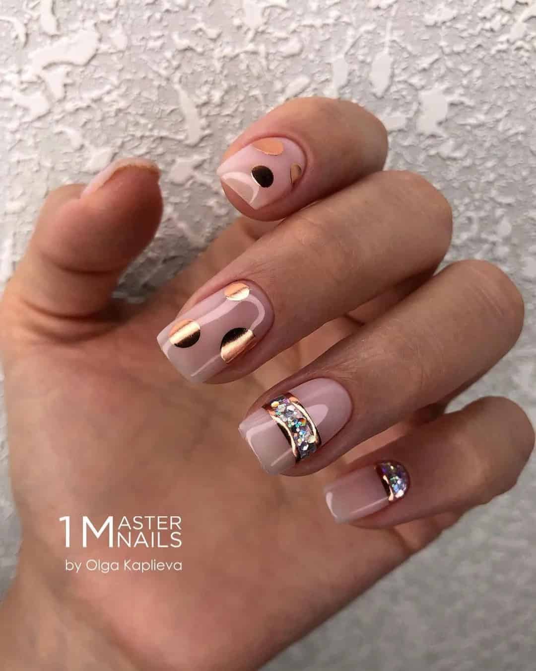 Rose Gold Nail Designs