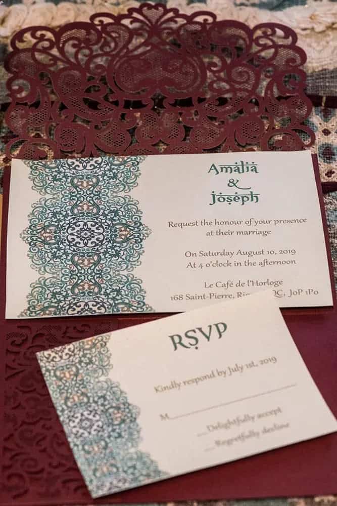 Arabic Wedding Invitations And Accessories