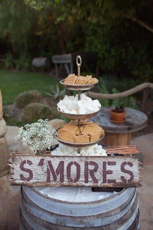 Build your own s’mores station