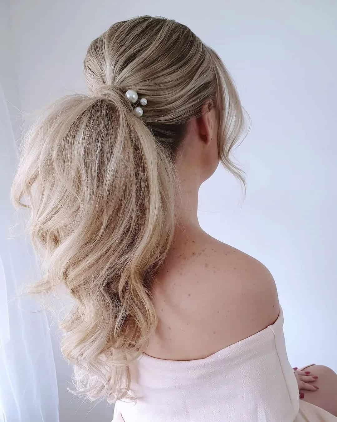 Easy Wedding Ponytail Hairstyles