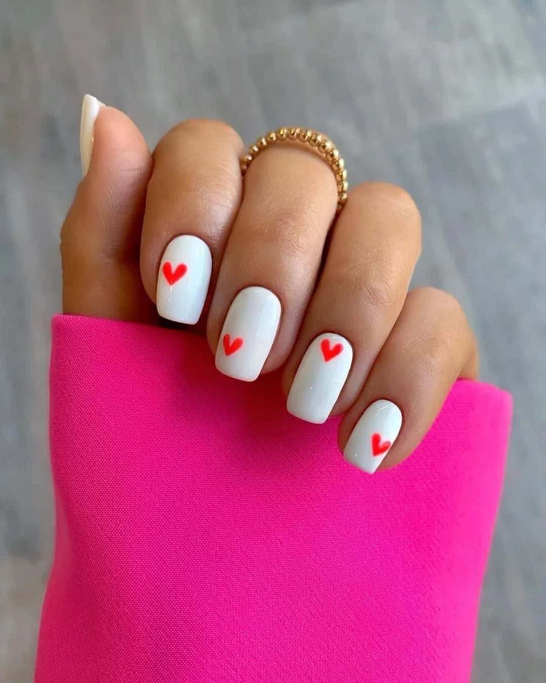 White Bachelorette Nails