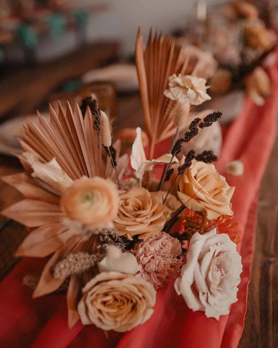 Orange And Rust Colors For A Wedding