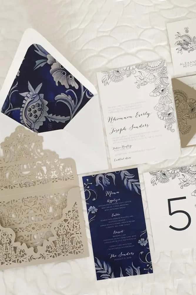 Unique Winter Wedding Invitations