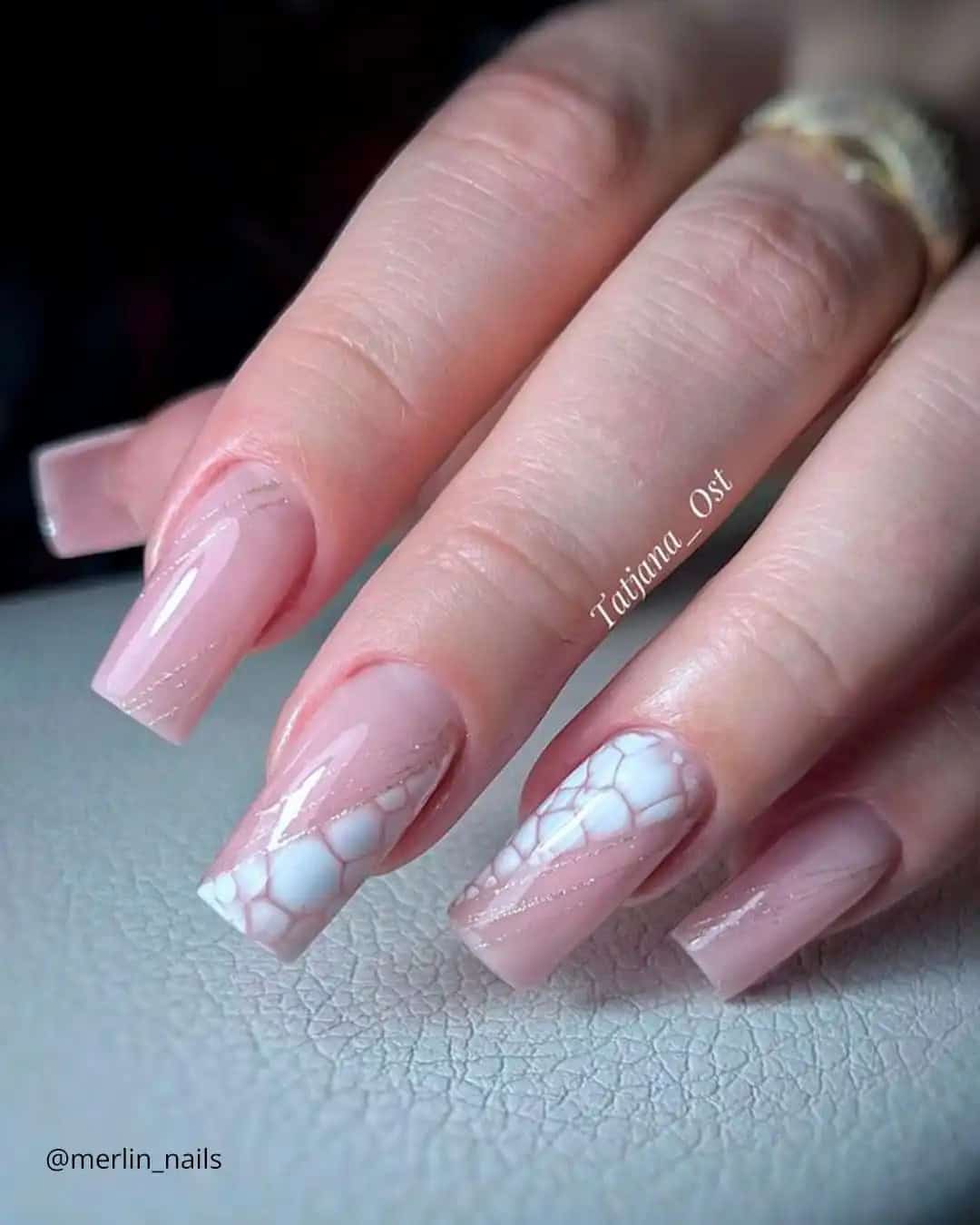 Classy Wedding Nails