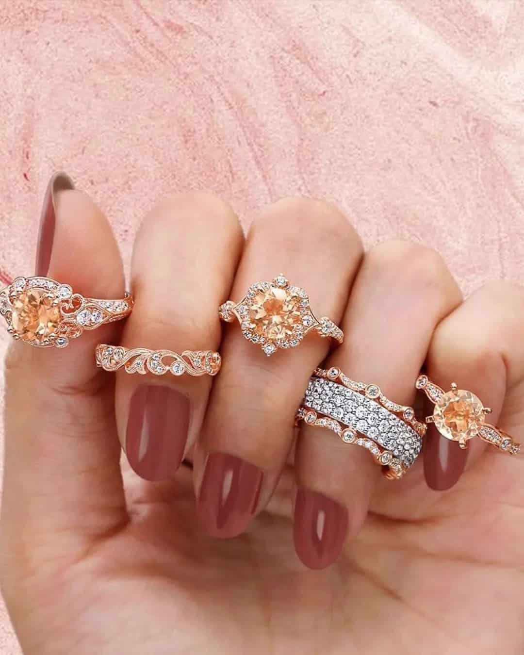 Rose Gold Wedding Rings