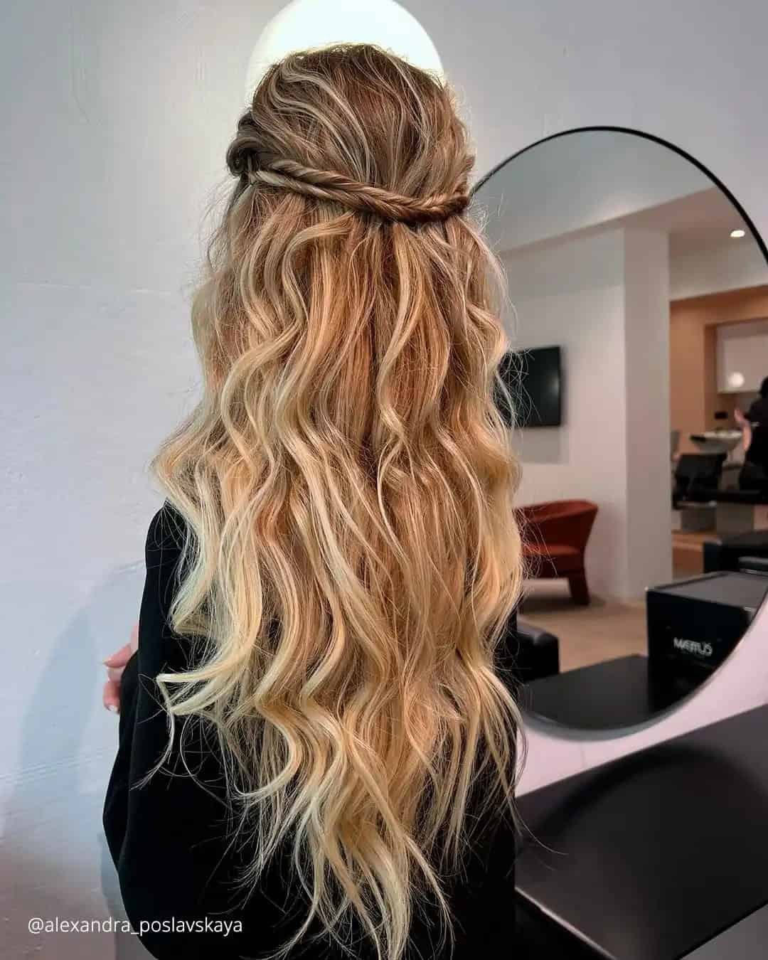 Braided Half-Up Crown