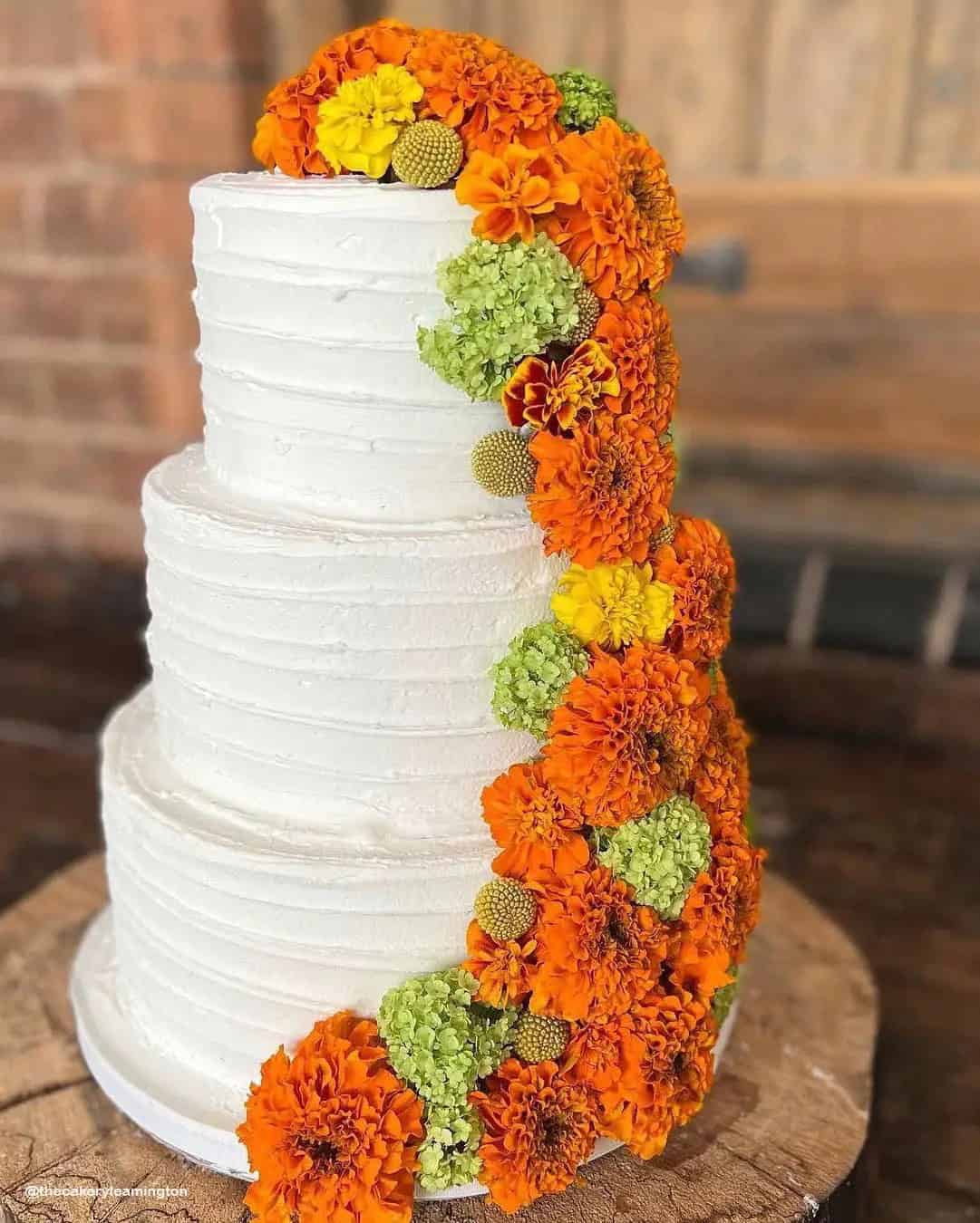 Wedding Cake Ideas With Flowers