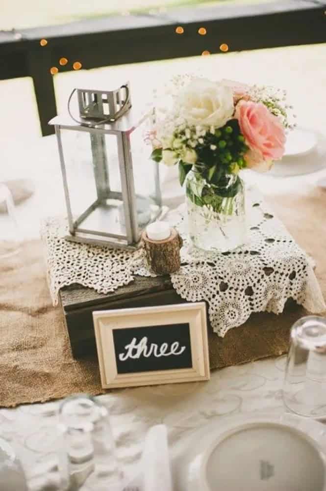 Lace Centerpieces