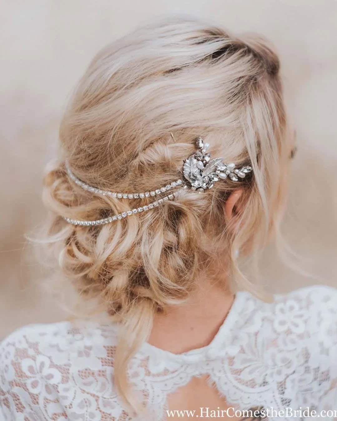 Boho Wedding Hairstyles For Short Hair