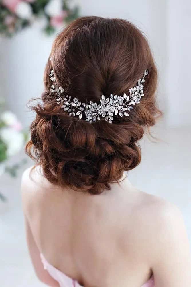 Flower And Crystal Wedding Hair Accessories