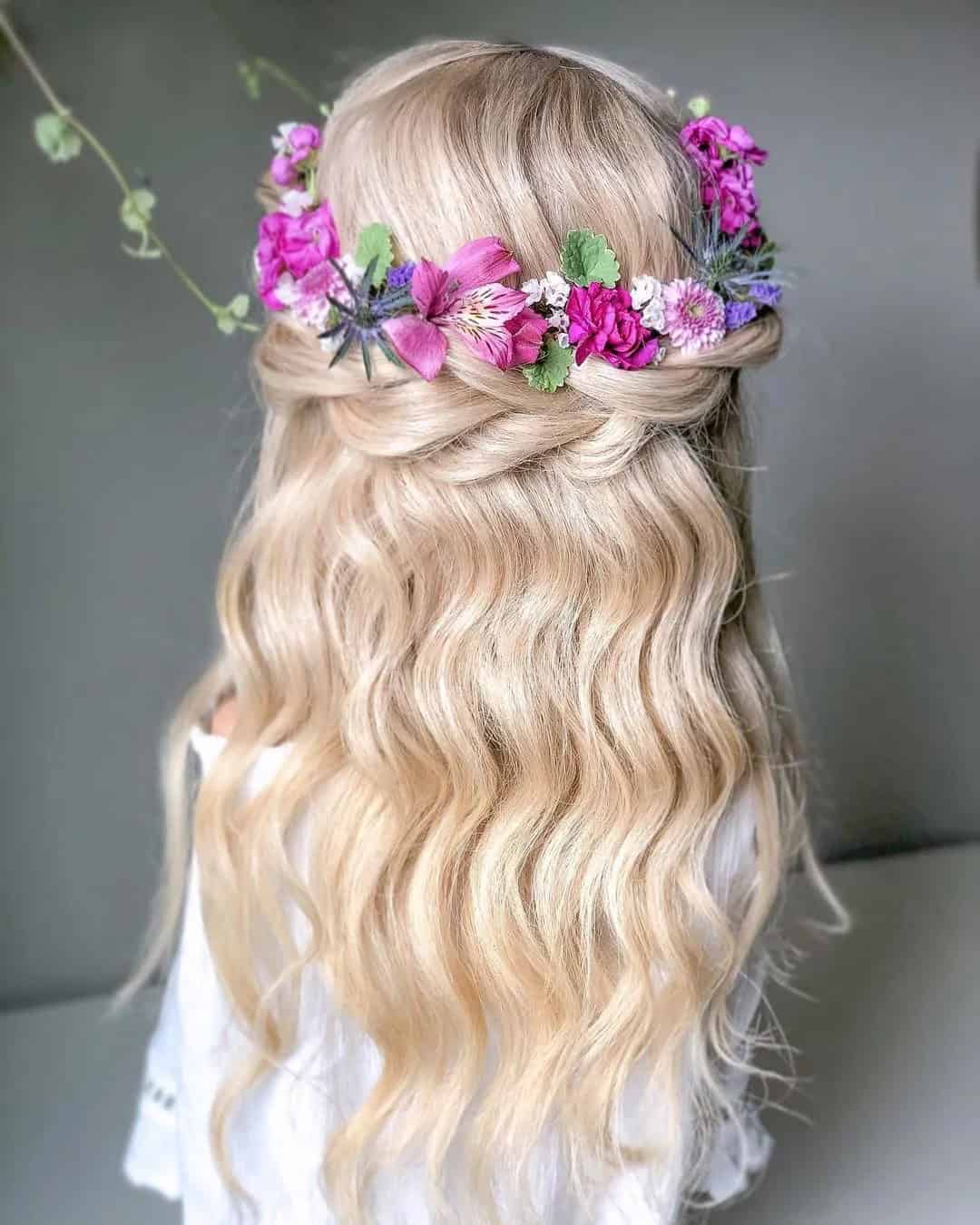 Wedding Hairstyles Flower Crown