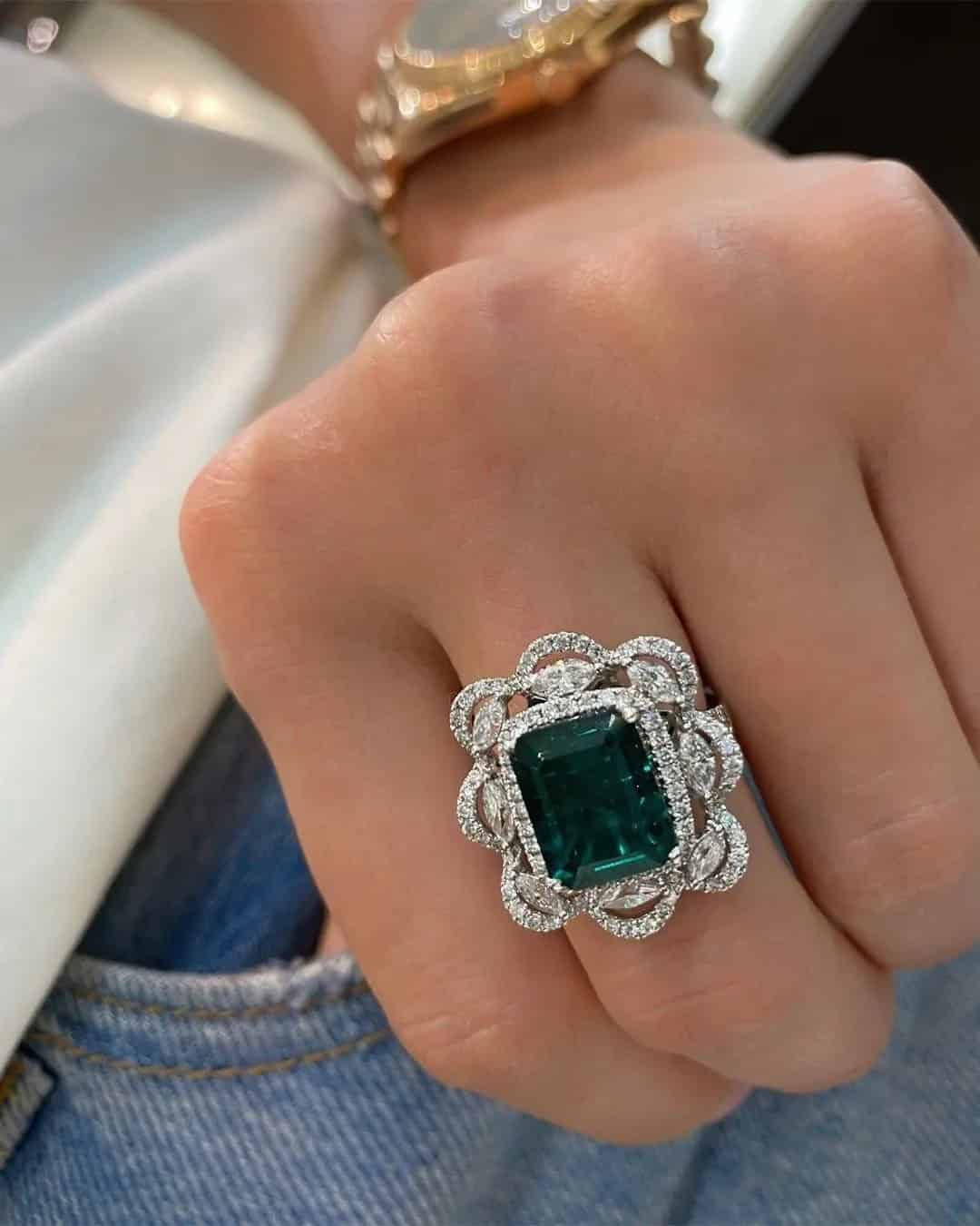 Gorgeous Emerald Engagement Rings