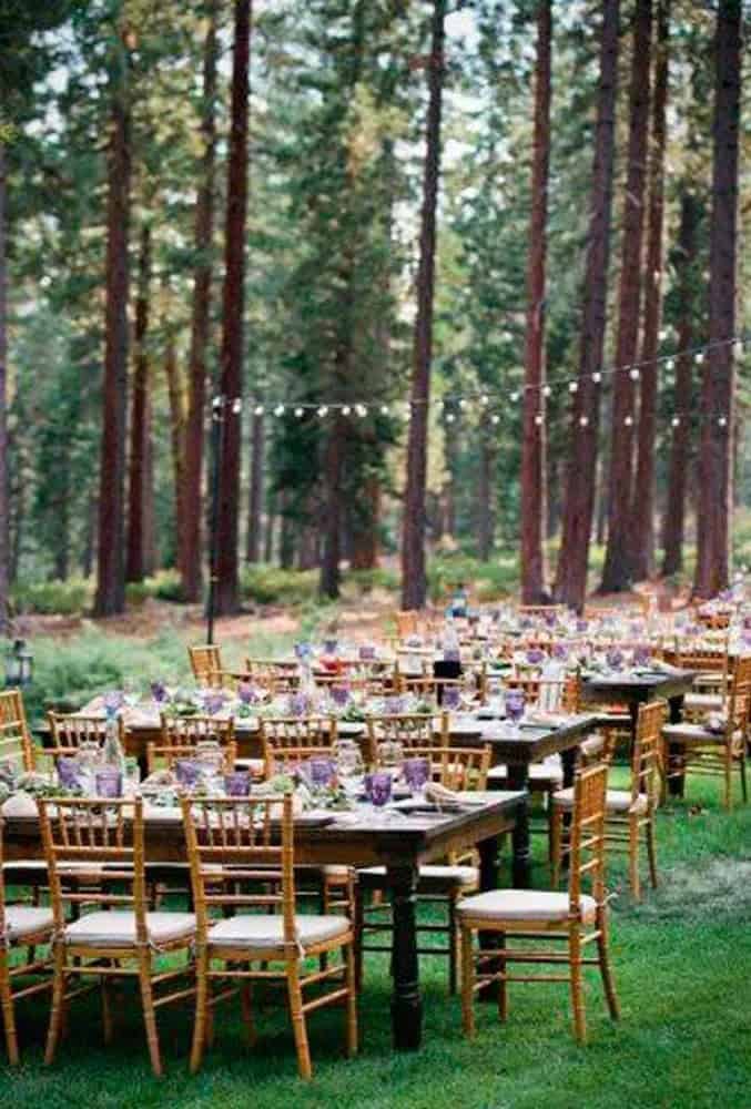 Set Up Farm Tables From Your Barn Wedding Venue