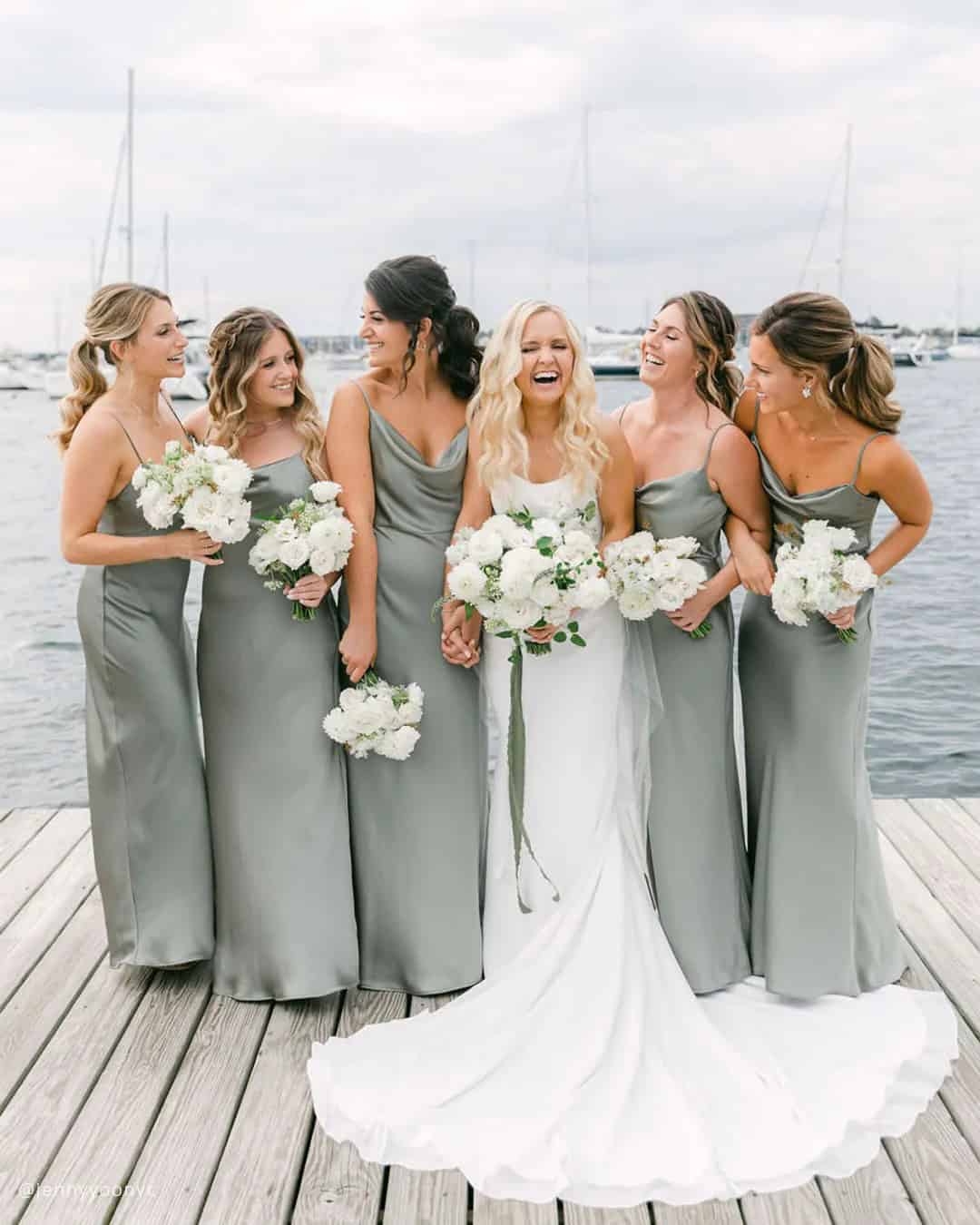 Dusty Sage Green Bridesmaid Dresses