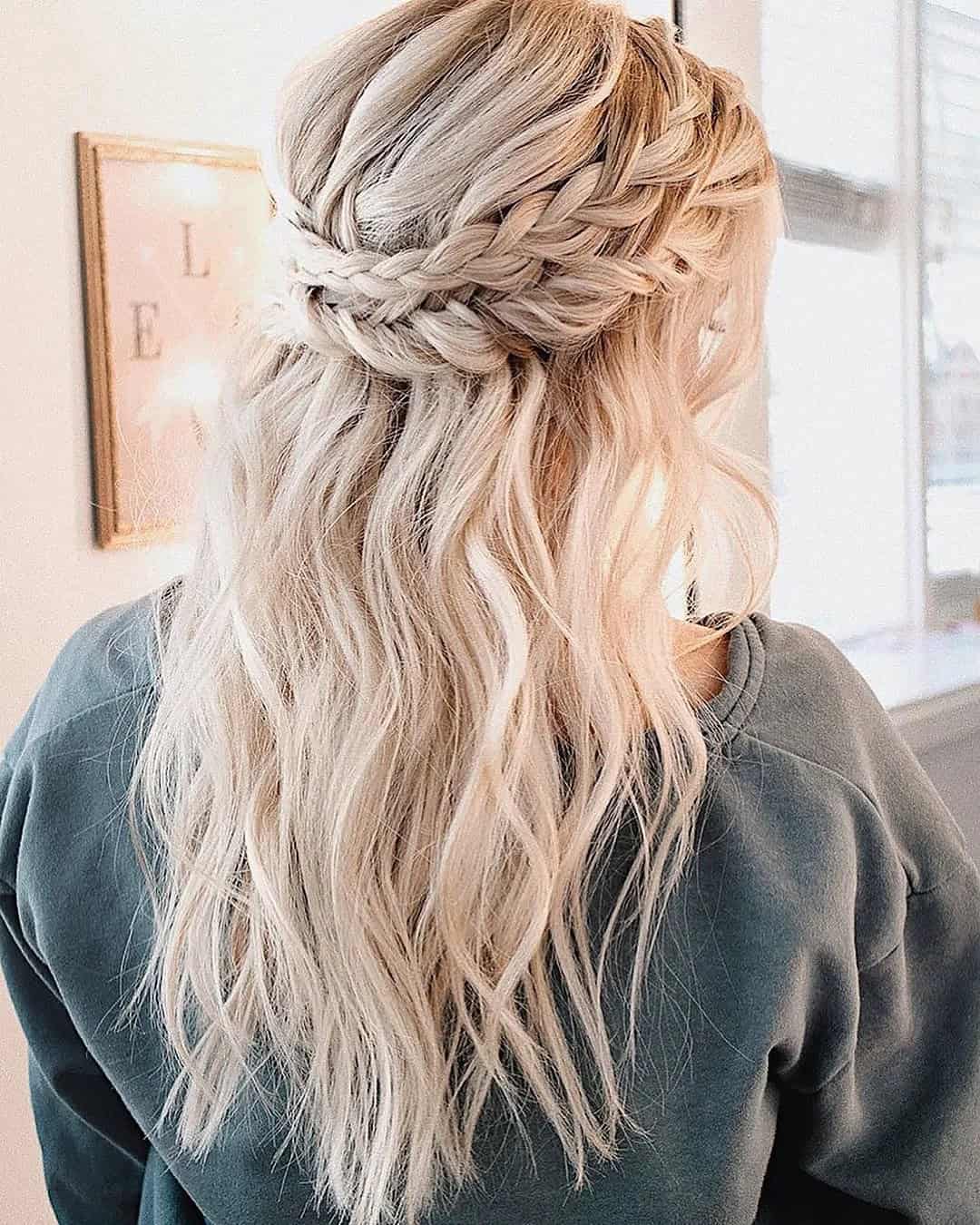 Braided Half Up Wedding Hairstyles