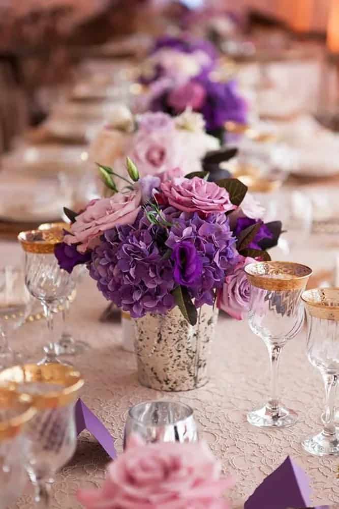 Lavender Centerpieces and Table Decorations