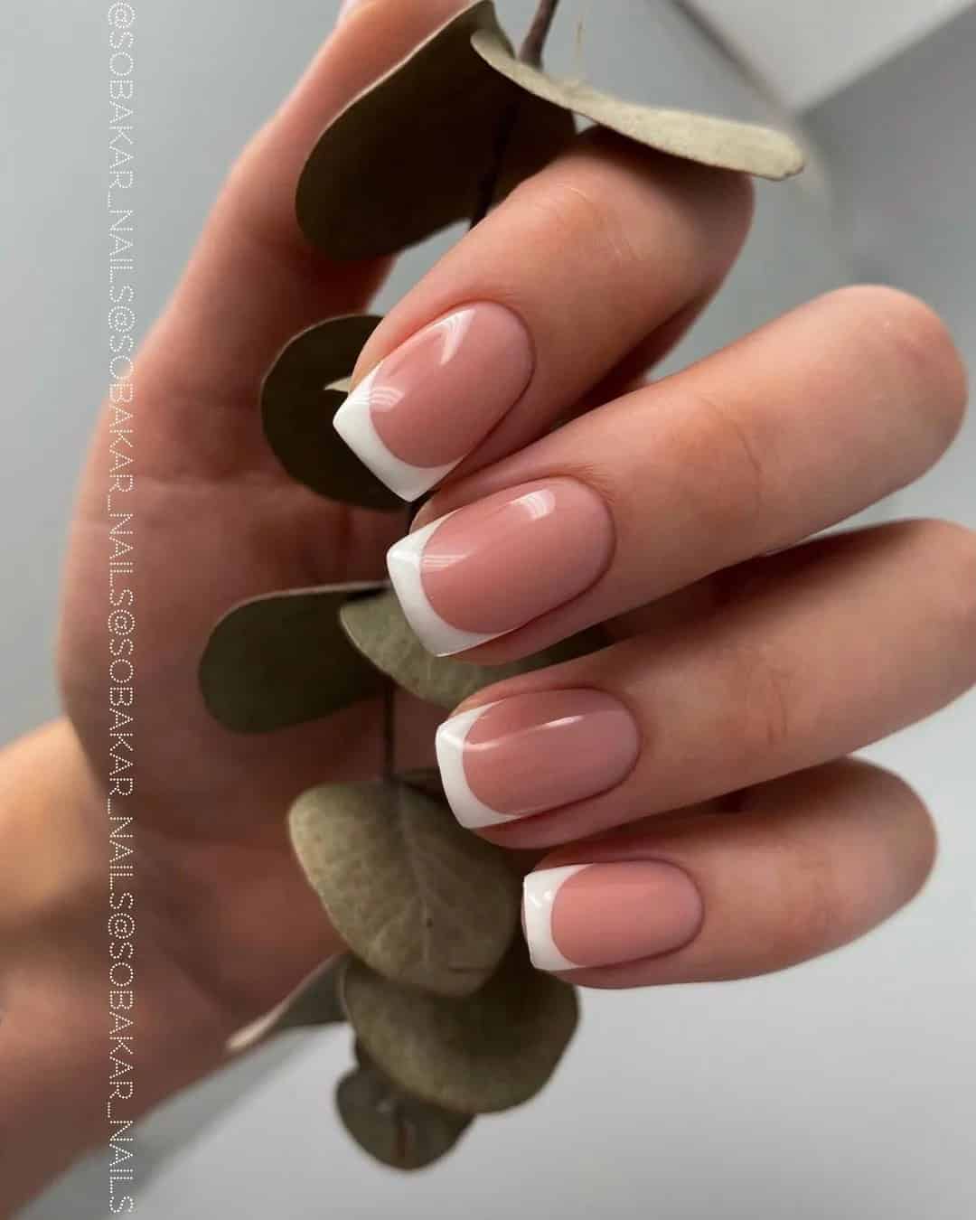 French Manicure For A Bridesmaid