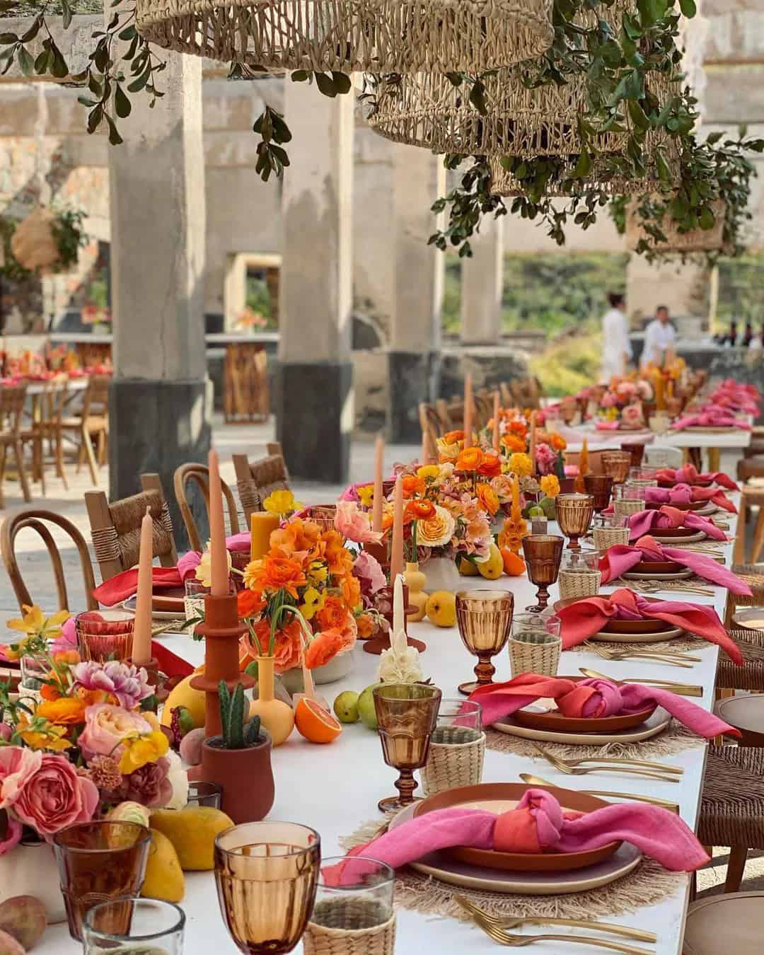 Long Table Decor