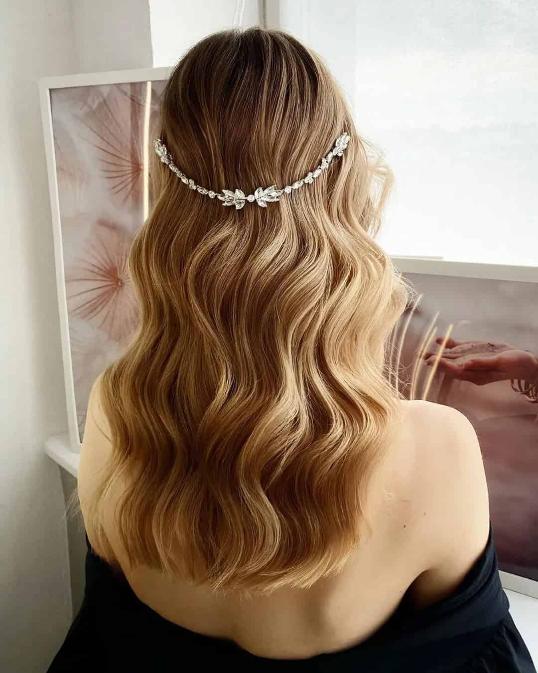 Down Wedding Hairstyles With Headband