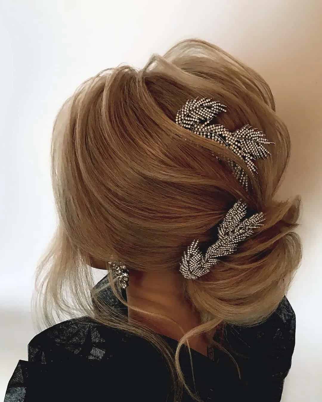 Bridal Updos For Winter Wedding