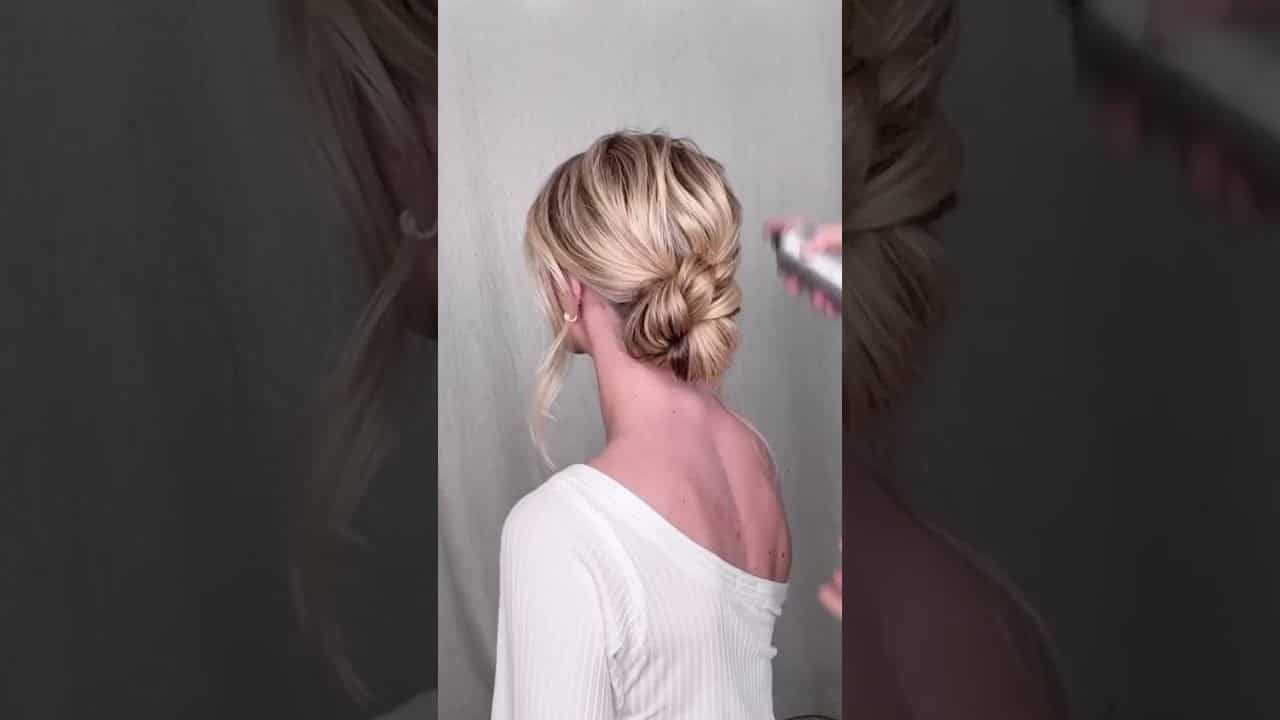 Quick Knot Bun Hairstyle (Tutorial)