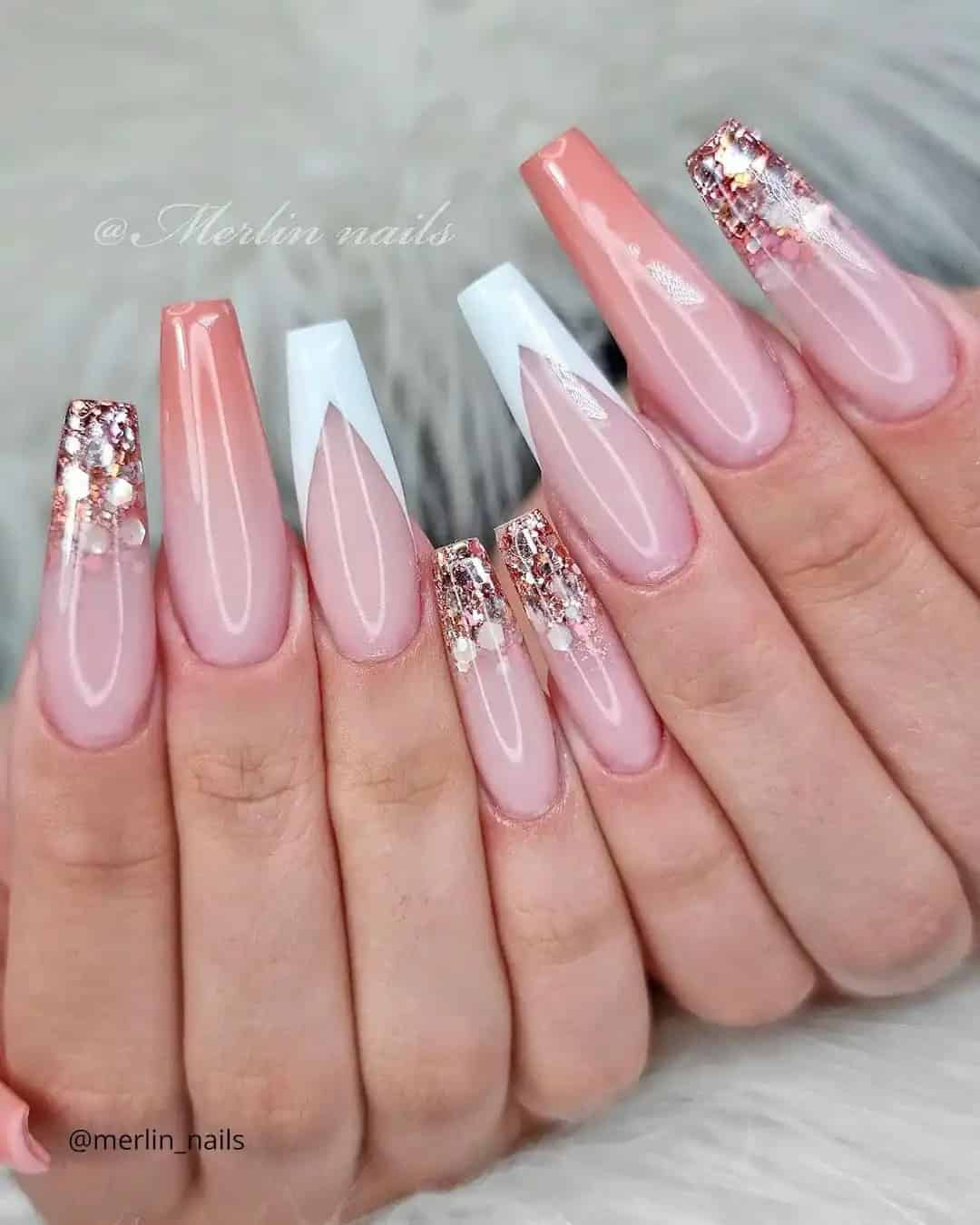 Acrylic Wedding Nails