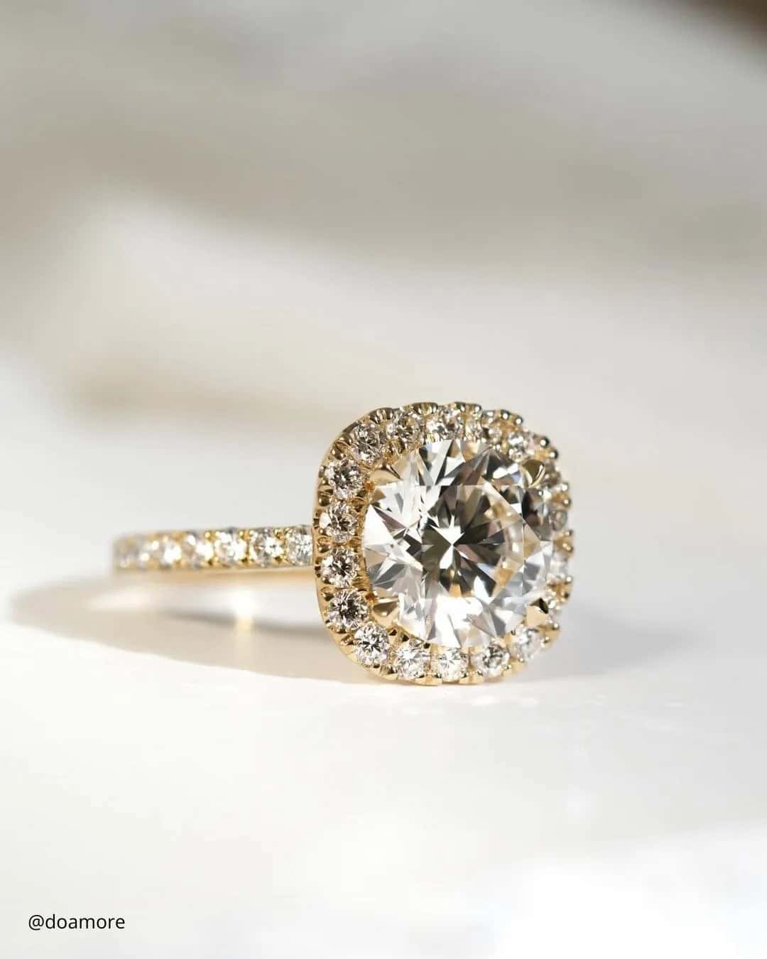 Diamond Halo Engagement Rings