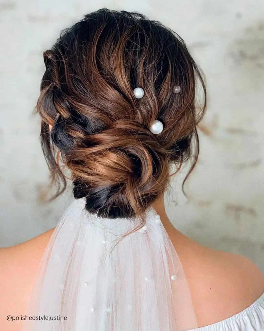 Wedding Hairstyles For Medium Hair With Veil