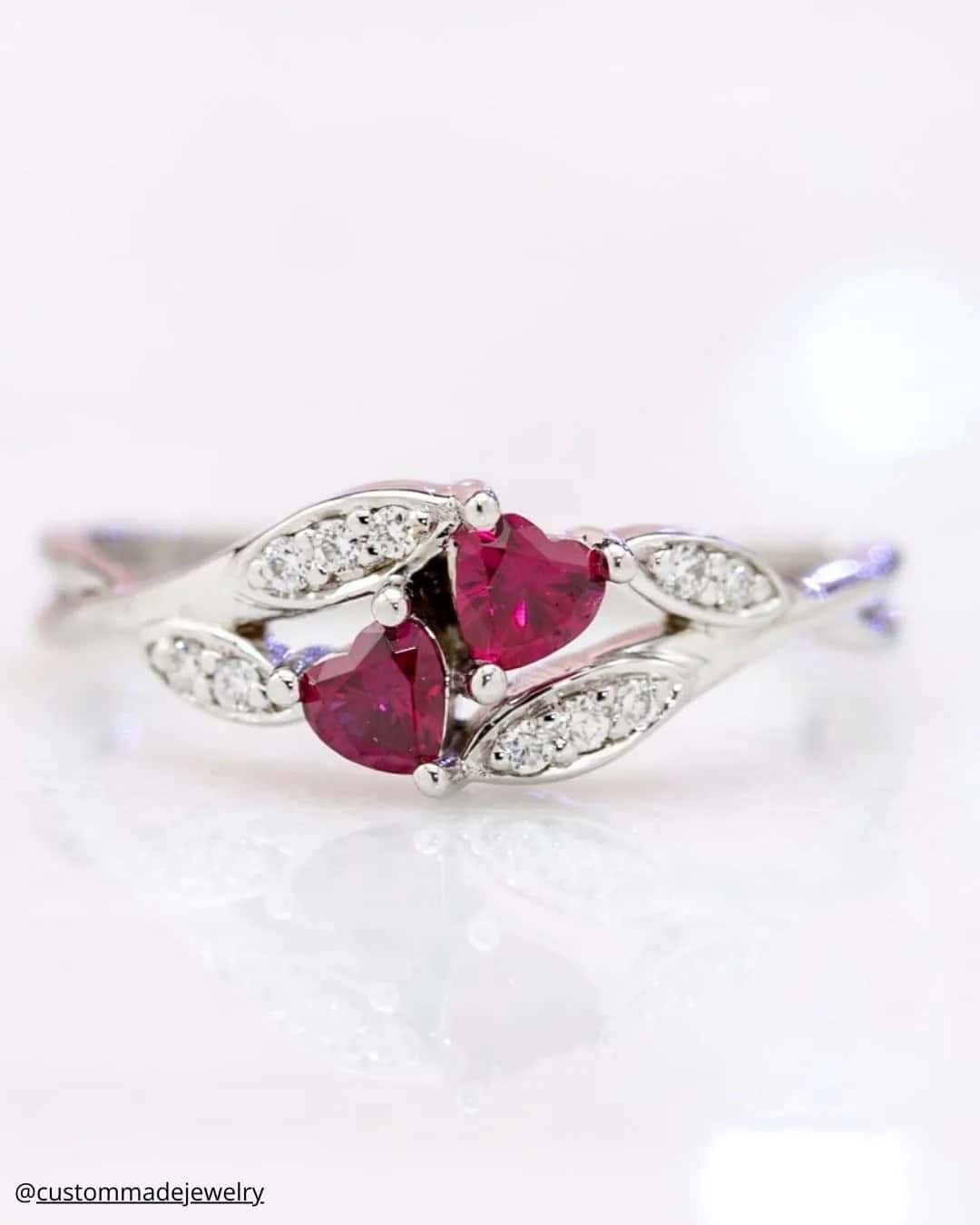 Toi et Moi Rubies Ring