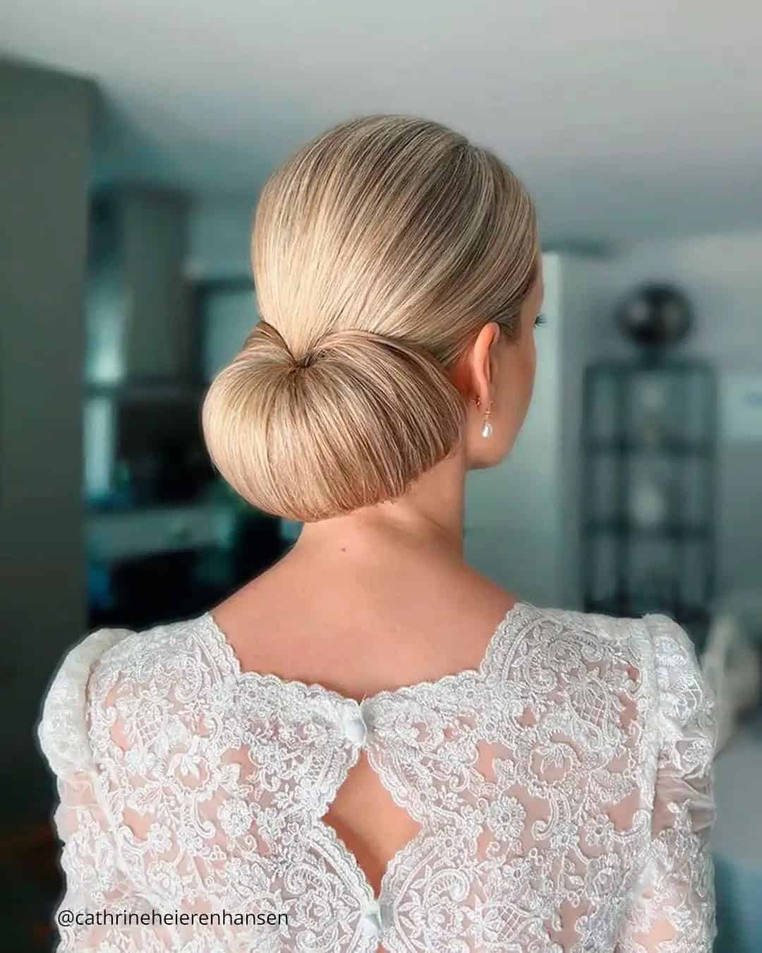 Smooth Classic Bun Wedding Hair Ideas