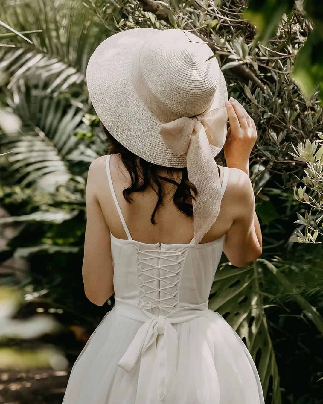 Wide-Brimmed Wedding Hats