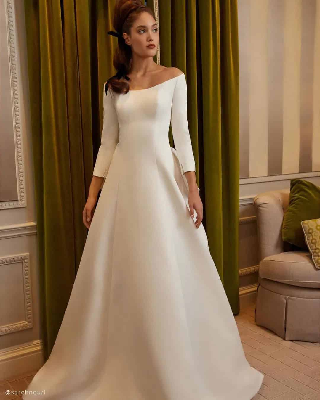 Simple Wedding Dresses With Sleeves