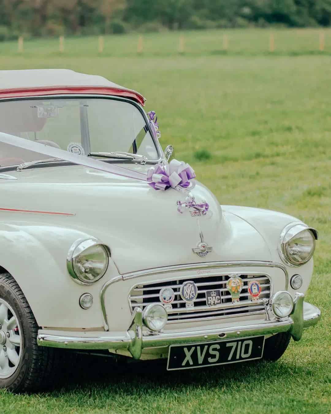 Simple Wedding Car Decorations