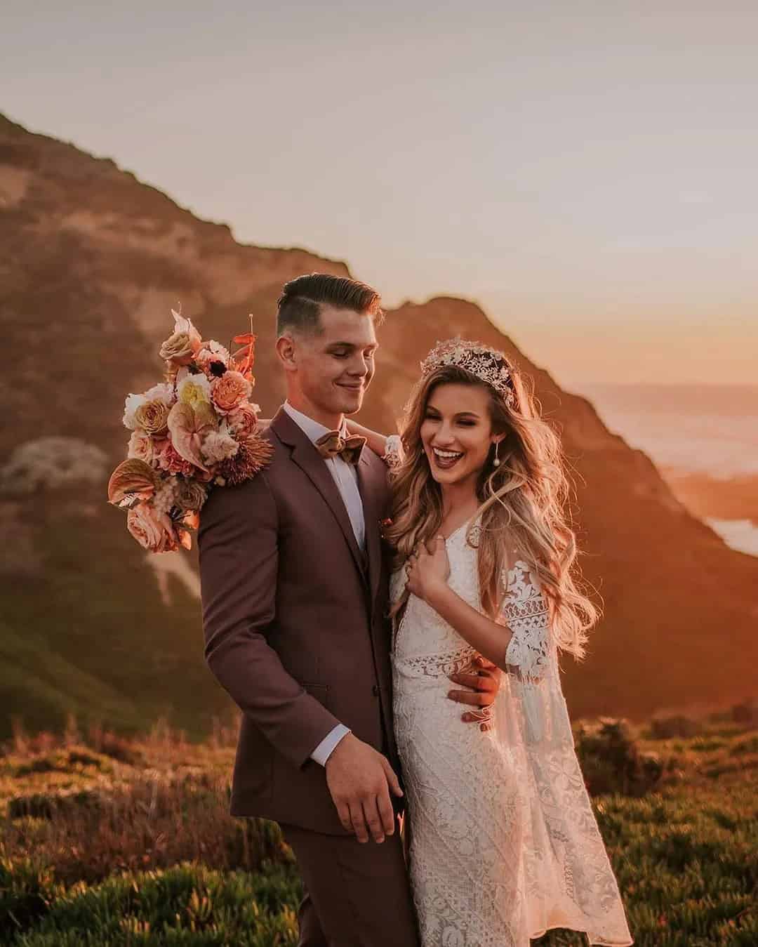 Rust Wedding Suits