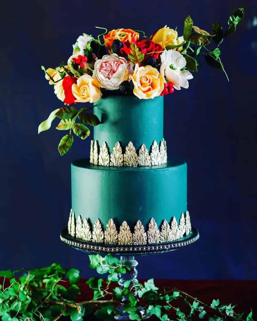 Colored Wedding Cakes