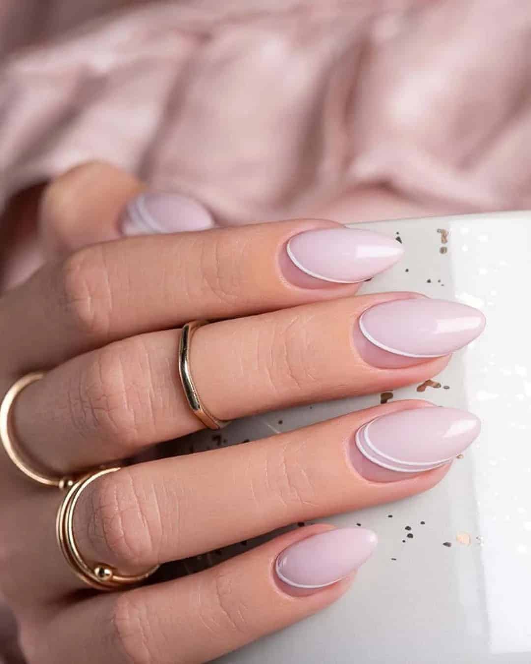 Gentle Designs For Wedding Nails