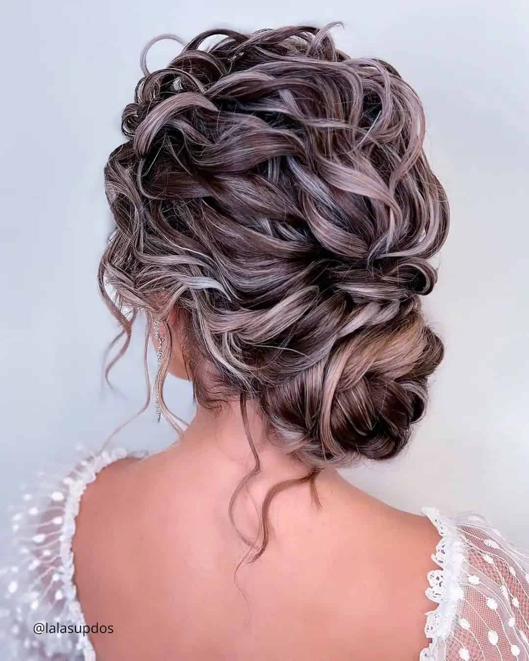 Curly Updos For Wedding