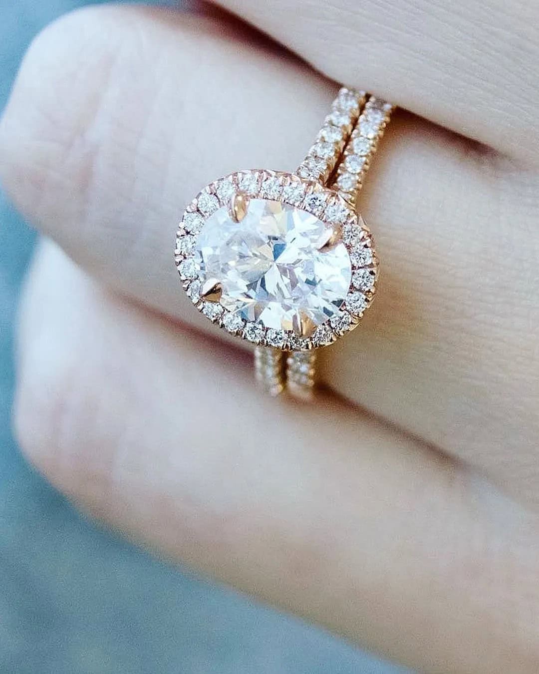 Rose Gold Diamond Engagement Rings