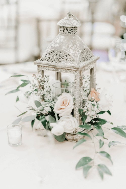 Lanterns with flowers