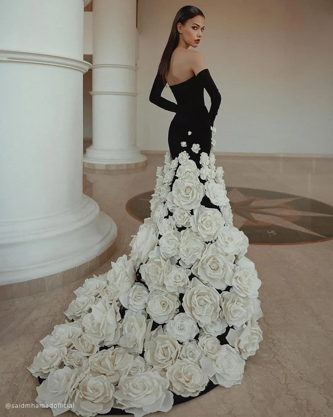 Black And White Wedding Dresses